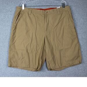Columbia Mens‎ Shorts 38W 10 inch inseam Beige Hiking, Fishing Work